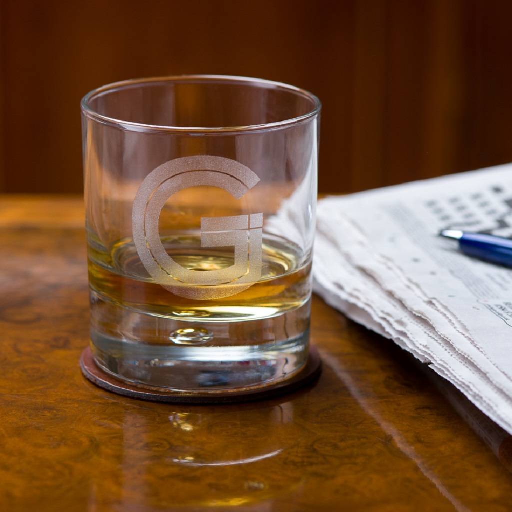 Initial Whisky Tumbler, 1 of 5