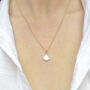 Dainty Shell Gold Plated Necklace, thumbnail 4 of 6