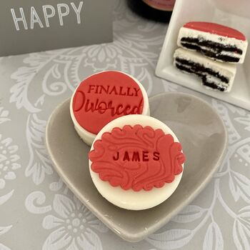 'Finally Divorced' Chocolate Covered Oreo Twin Gift, 7 of 12