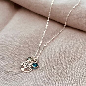 Birthstone Family Tree Necklace, 2 of 7