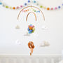 Lion Flying With Balloons Nursery Mobile, thumbnail 3 of 12