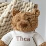Personalised Bartholomew Bear Large Teddy Soft Toy, thumbnail 2 of 5
