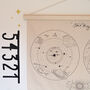 Small Solar System Fabric Wall Hanging, thumbnail 4 of 4