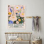Kew Gardens Pink Floral Art Print, thumbnail 3 of 4