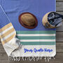 Personalised Cotton Larger Beach Towel, Throw, thumbnail 3 of 12