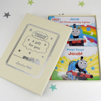 Personalised Set Of Thomas Books For Toddlers, 2 of 12