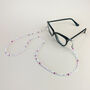 Colourful Beaded Glasses Chain, thumbnail 1 of 10