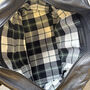 Black Premium Leather Holdall, Travel Tote, Flight Bag, Gym Bag, thumbnail 5 of 5