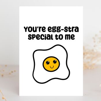 Funny Valentine’s Card – You’re Eggstra Special To Me, 3 of 4