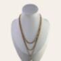 Layered Necklace With Pearl Pendant, thumbnail 3 of 4