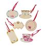 Floral Gifts Tags In Afternoon Tea Design: Pack Of 24, thumbnail 1 of 2