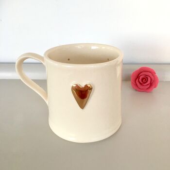 Hand Painted Love Heart Mug, 3 of 9