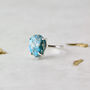 Sterling Silver Or Gold Plated Turquoise Ring, thumbnail 2 of 10