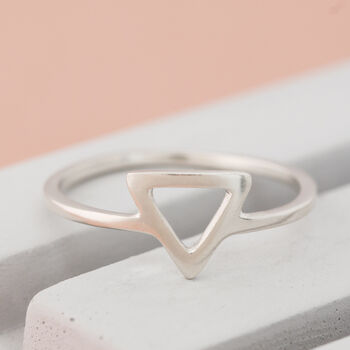 Sterling Silver Shape Rings, 11 of 12