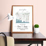 'Our Sweet Home' Vintage Location Map Print, thumbnail 3 of 10