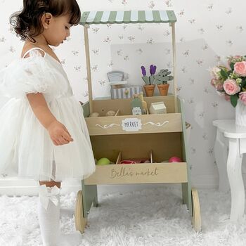 Personalised Wooden Shop Market Stall Toy, 3 of 7