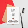 I Love You Tortoise Card, thumbnail 2 of 2