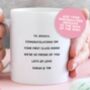 Personalised Graduation Mug, Graduation Keepsake Gift, thumbnail 2 of 3