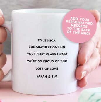 Personalised Graduation Mug, Graduation Keepsake Gift, 2 of 3