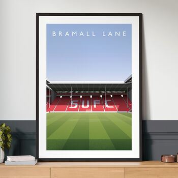 Sheffield United Bramall Lane From Centre Circle Poster, 3 of 7