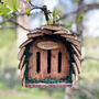 Wooden Hanging Butterfly Haven House Habitat, thumbnail 2 of 8