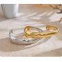 Monaco D'or Gold Ombré Slide Curve Rim Gift Bangle, thumbnail 3 of 3