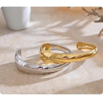 Monaco D'or Gold Ombré Slide Curve Rim Gift Bangle, 3 of 3