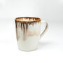White U Shaped Handmade Porcelain Mug, thumbnail 4 of 11