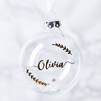 Personalised Sequin Christmas Bauble, 6 of 7
