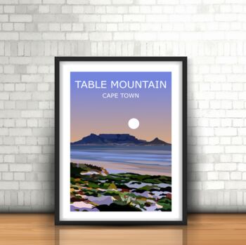 Table Mountain Cape Town Landscape Art Print, 3 of 3