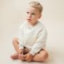 Children's Cream Quilted Jumper, thumbnail 1 of 4