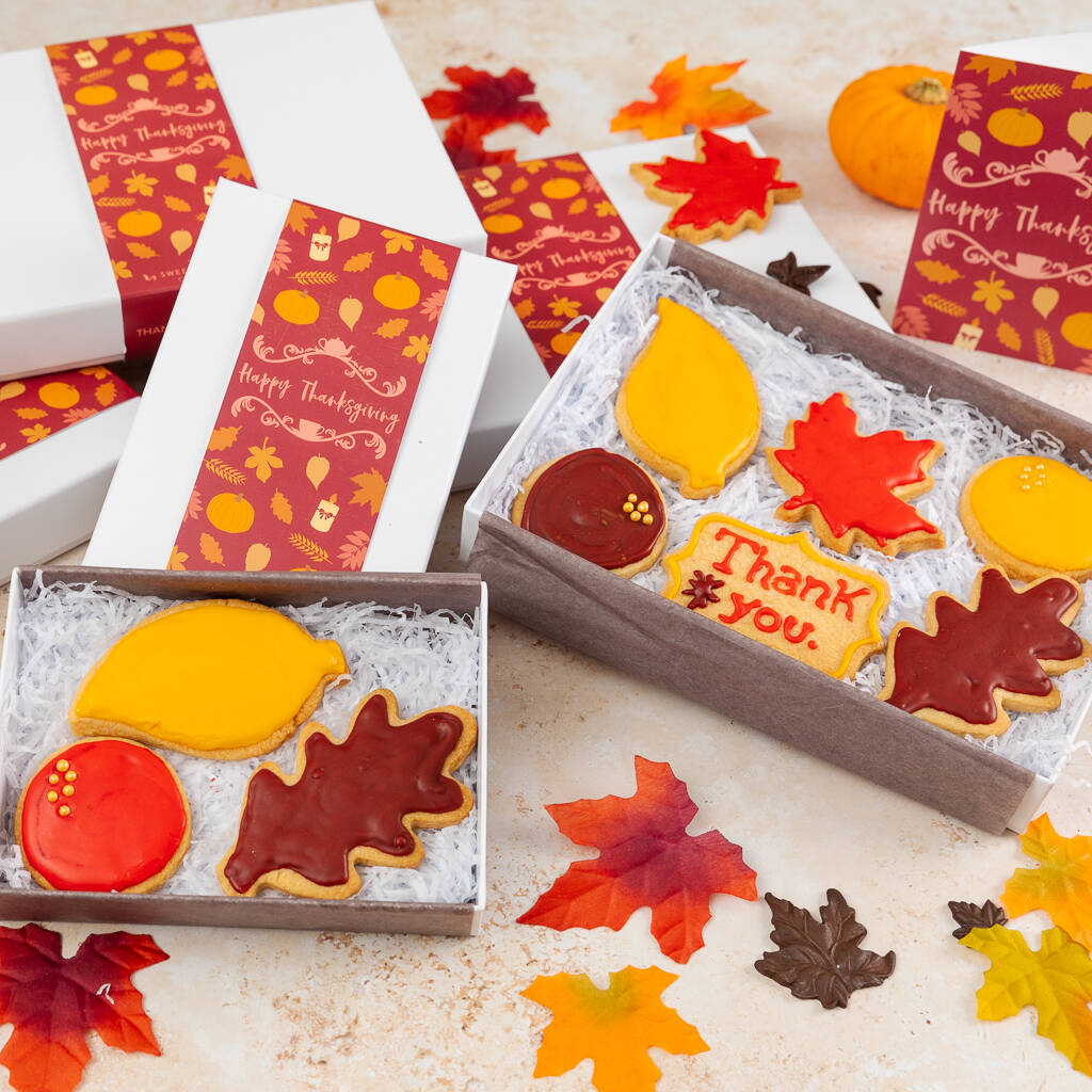 'Thanksgiving' Indulgent Biscuit Gift Box By The Sweet Reason Company