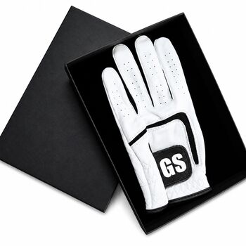 Personalised Premium Leather Golf Glove Gift Boxed, 4 of 9