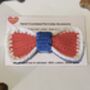 Hand Crocheted 100% Cotton Celebration Pet Bow Tie, thumbnail 4 of 4