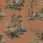 Vintage Oriental Wallpaper Terracotta, thumbnail 1 of 2