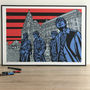 Pop Art Print Of The Beatles Statue In Liverpool, thumbnail 1 of 4