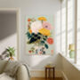 Japanese Style Flower Vase Art Print, thumbnail 3 of 4
