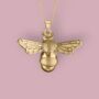 Bumble Bee Necklace In 18ct Gold Plated Sterling Silver, thumbnail 12 of 12
