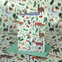 Woodland Animals Christmas Card Pack Of 12, thumbnail 7 of 10