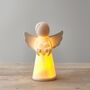 LED Medium Angel With Heart Christmas Ornament, thumbnail 1 of 3