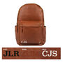 Personalised Brown Leather Backpack With Side Pockets, thumbnail 10 of 12