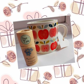 Forget Me Not Flower Seeds Gift Set With Mug, 3 of 8