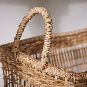 Alnwick Set Of Three Woven Seagrass Baskets, 5 of 6