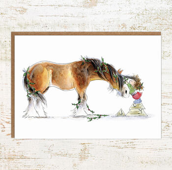 Horse And Pony Christmas Card Pack, 4 of 5