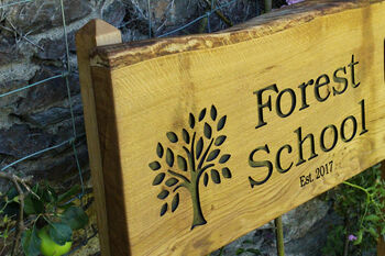Engraved Live Edge Oak Plaque, 12 of 12