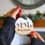 Personalised Christmas Pudding Tree Decoration, thumbnail 2 of 2