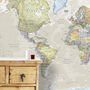 Giant Classic World Map Mural, thumbnail 1 of 6