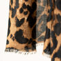 Leopard Print Scarf In A Gift Box, thumbnail 4 of 7