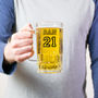 Personalised Birthday Beer Glass Tankard, thumbnail 2 of 5