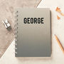 Personalised Silver Metal Name Pocket Notebook, thumbnail 1 of 3